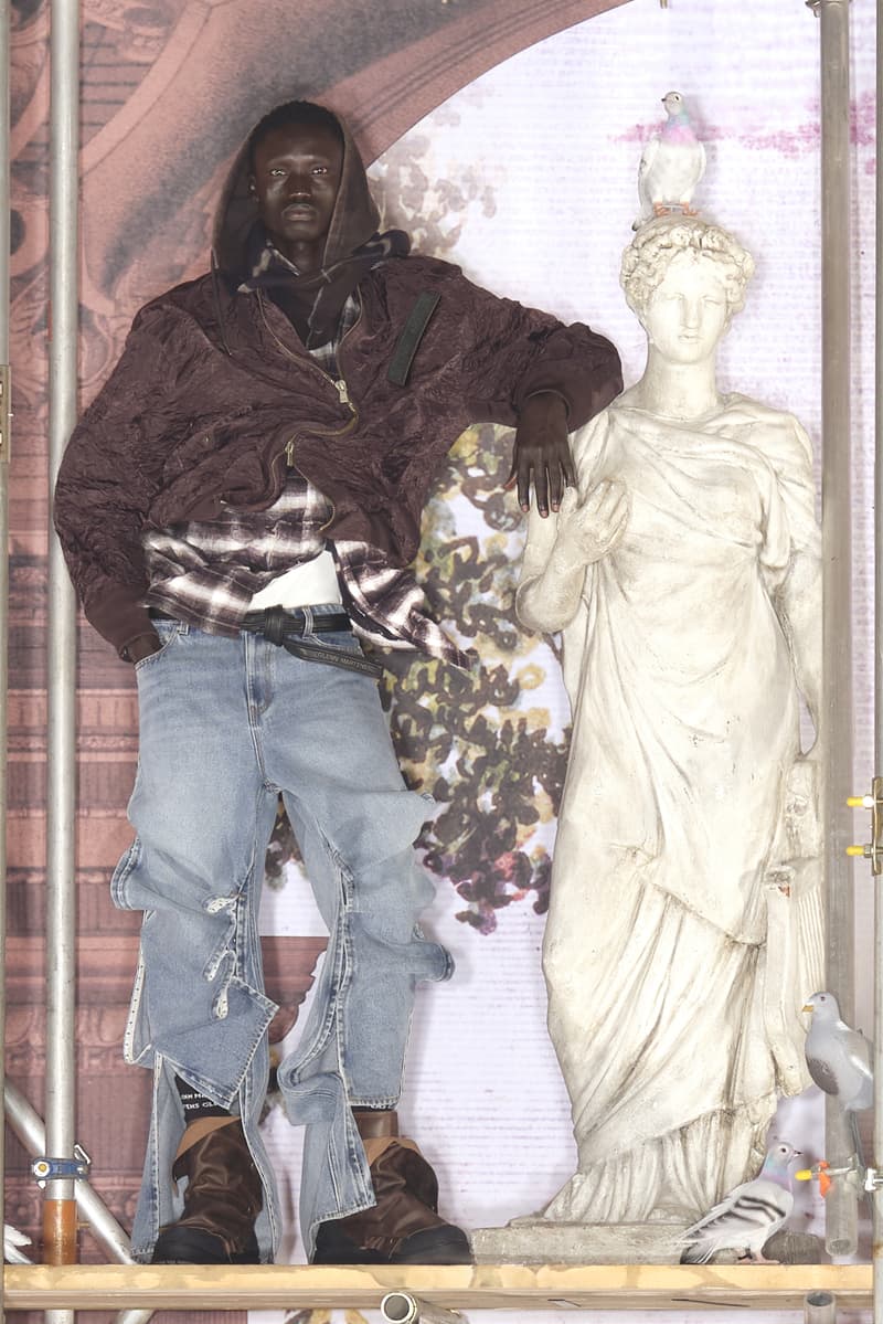 h&m, glenn martens, denim, boots, richard grant, joanna lumley, 