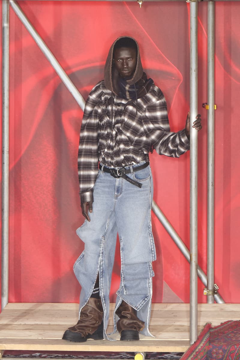 h&m, glenn martens, denim, boots, richard grant, joanna lumley, 