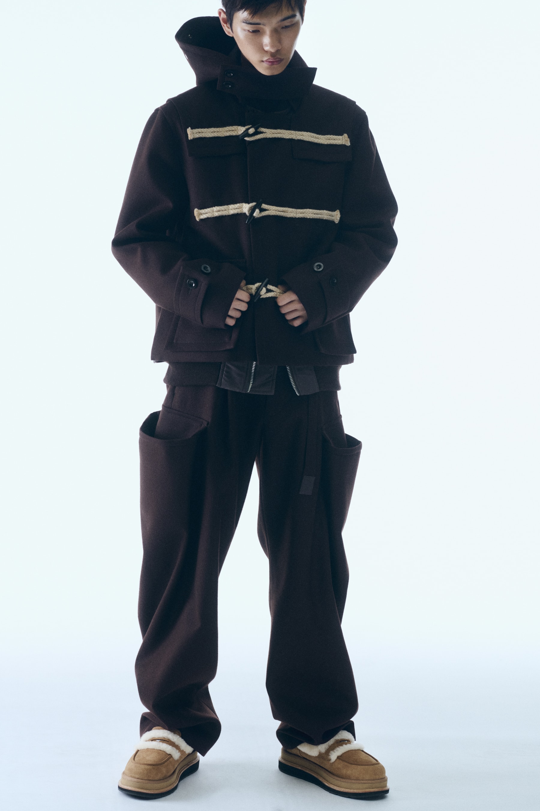 ugg, sacai, loafer, fur boots, fuzzy, thigh high