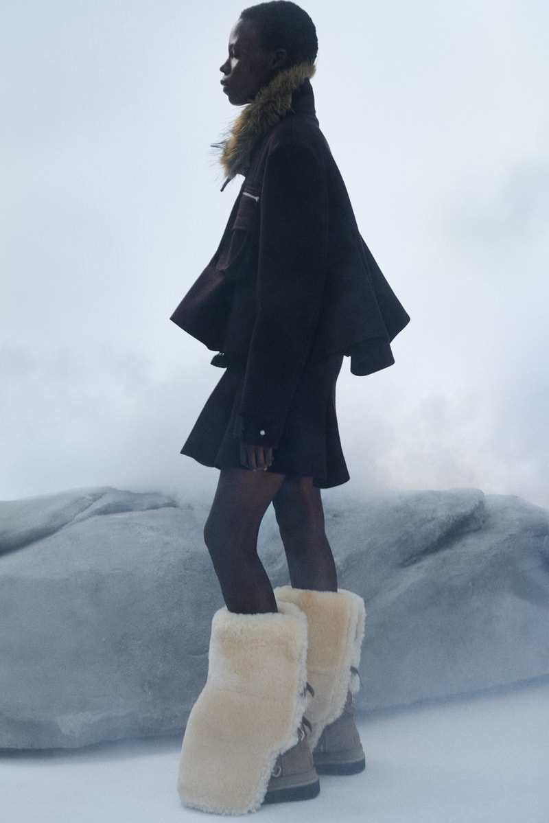 ugg, sacai, loafer, fur boots, fuzzy, thigh high