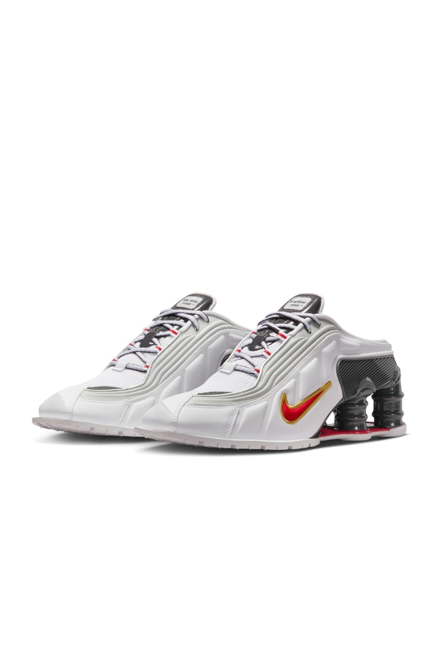 ナイキxマーティン・ローズが最新のコラボコレクションをリリース martine rose nike collaboration shox mr4 sneaker release date