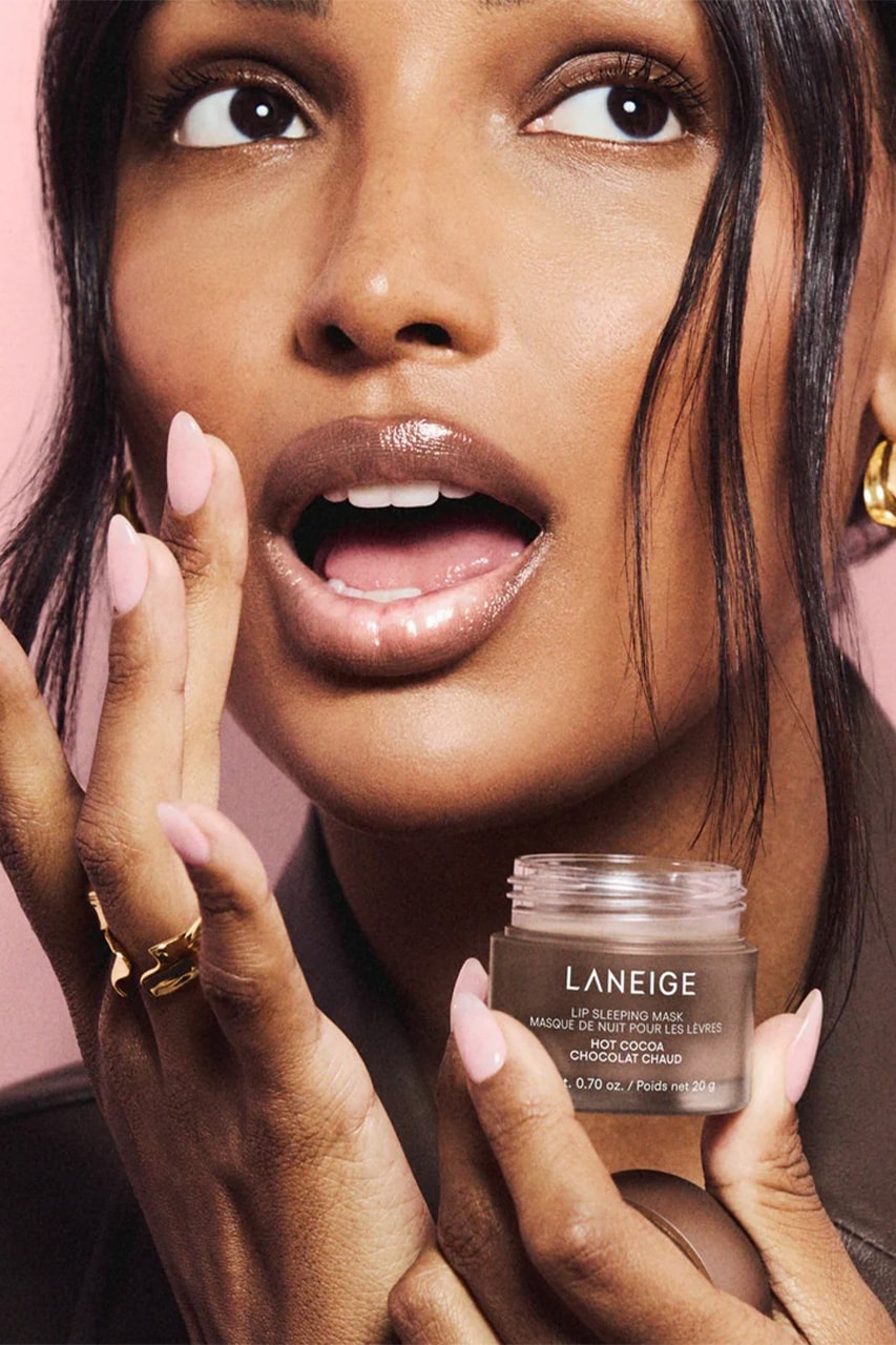 Laneige, Jasmine Tookes, Hot Cocoa Lip Sleeping Mask, K-Beauty, Lip Masks, Hot Chocolate