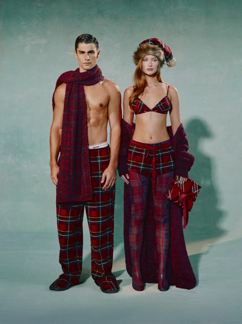 skims, holiday, christmas, pyjamas, loungewear, matching sets