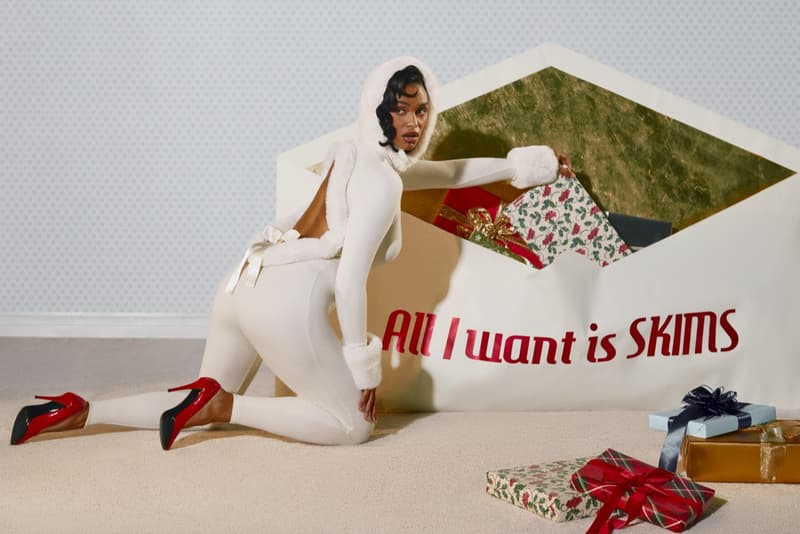 skims, holiday, christmas, pyjamas, loungewear, matching sets