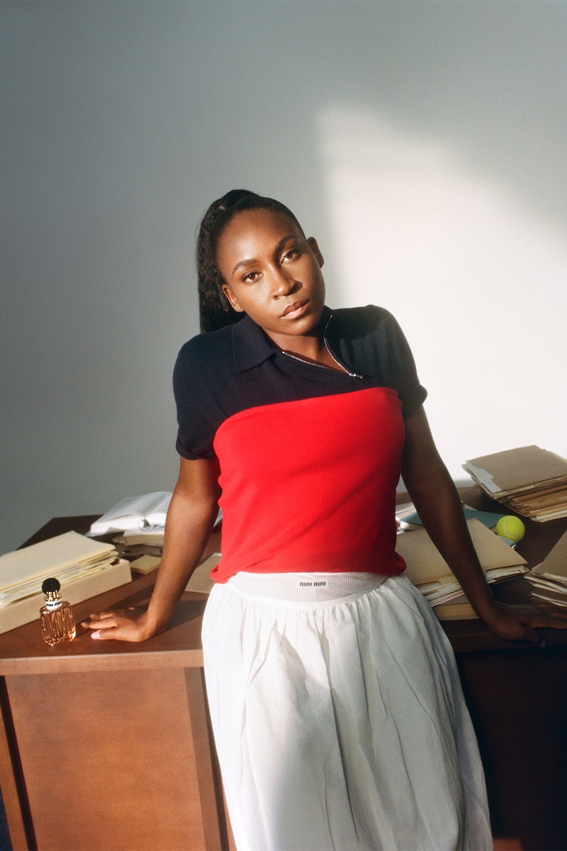 Paloma Elsesser, Coco Gauff, Chloë Sevigny, Petra Collins, Miu Miu Beauty, Miutine, Perfume, Fragrance