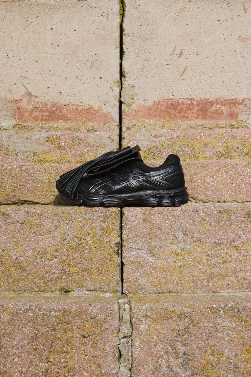 Fidan Novruzova, ASICS, GEL-CUMULUS 16, sneakers, footwear, streetwear, Paris Fashion Week, Spring/Summer 2026, Leather, handmade