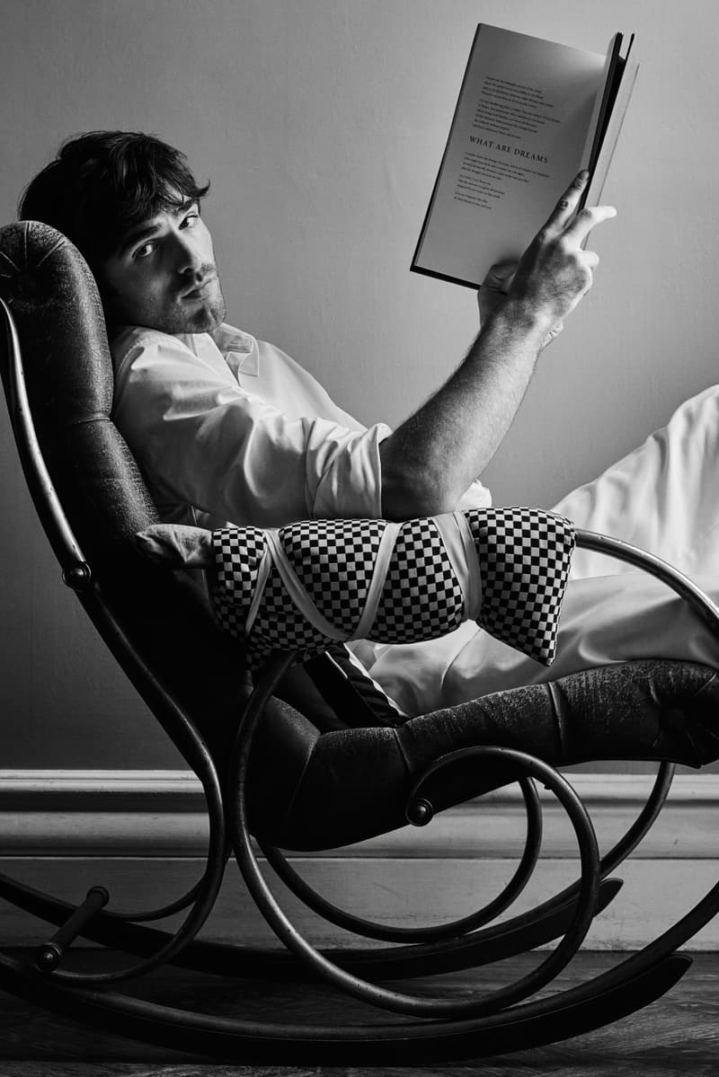 jacob elordi, bottega veneta, short film, books, man, props, desk