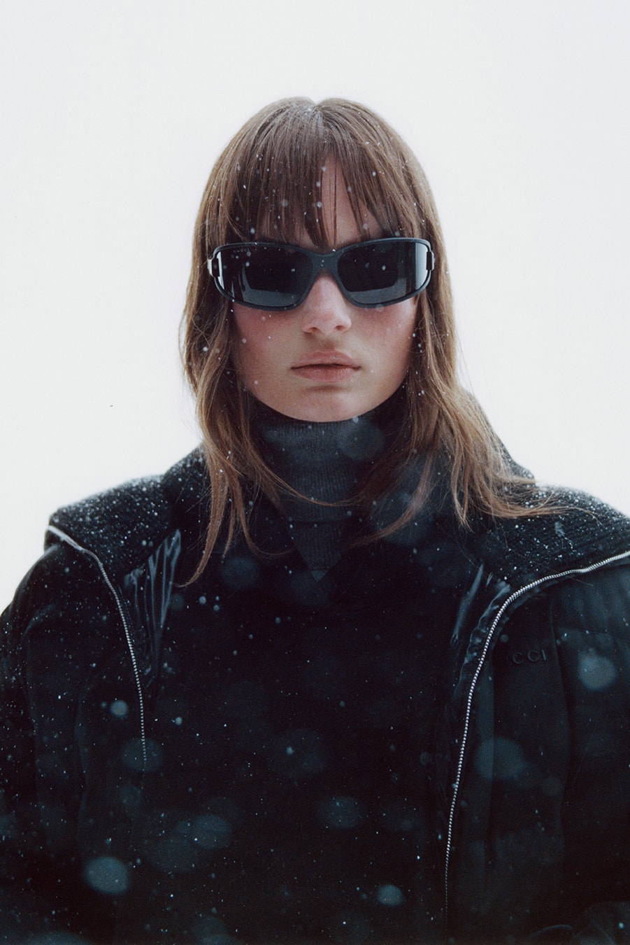 gucci, ski, snowboarding, sports, Jannik Sinner, mountains, snow, slopes, monogram puffer jacket, gloves