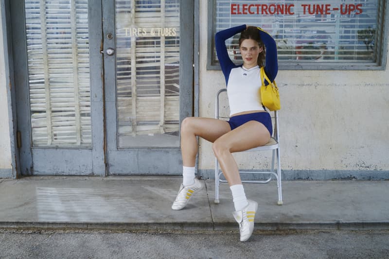 gabbriette, devon lee carlson, miaou, adidas, track jackets, hot pants, girls, cars, models