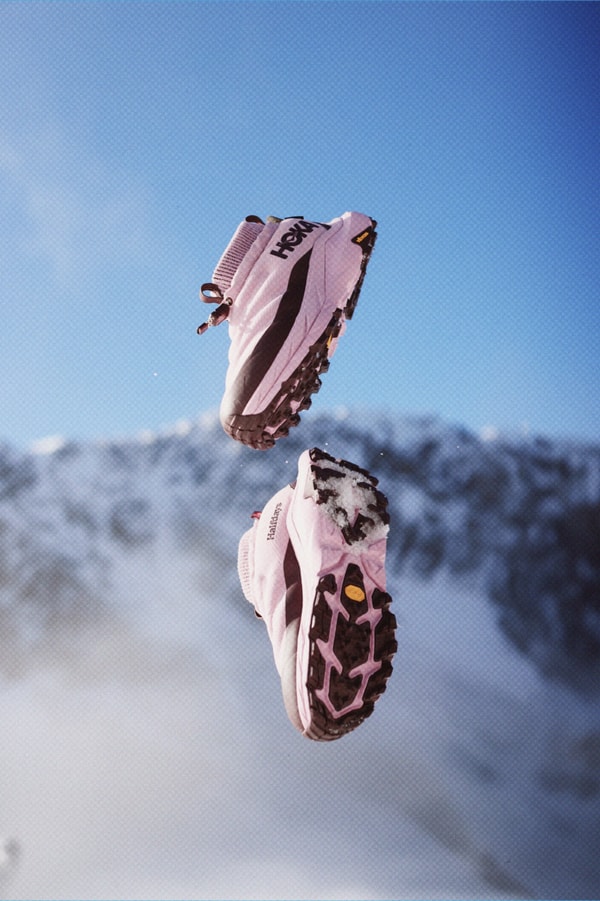Halfdays, HOKA, footwear, skiing, snow, shoes, hiking, collaborations, campaigns