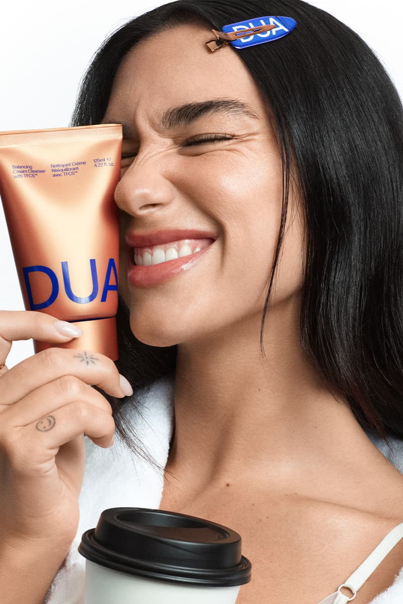 Dua Lipa, Skincare, DUA, Augustinus Bader, Balancing Cream Cleanser, the Supercharged Glow Complex, Renewal Cream