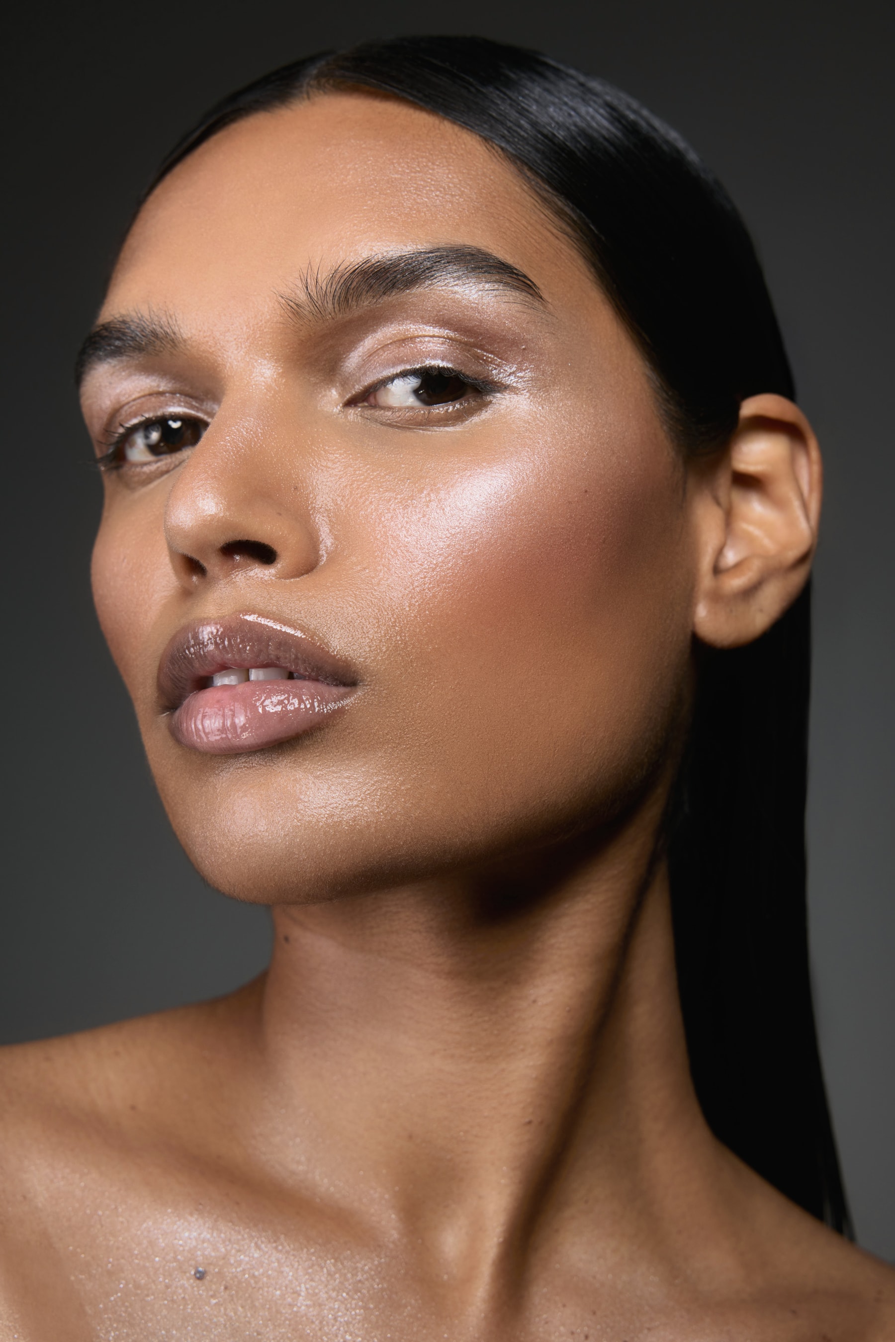 REFY, Chrome Collection, Makeup, Highlighter, Lip Gloss, Cream Shimmer, Chrome Lip Gloss