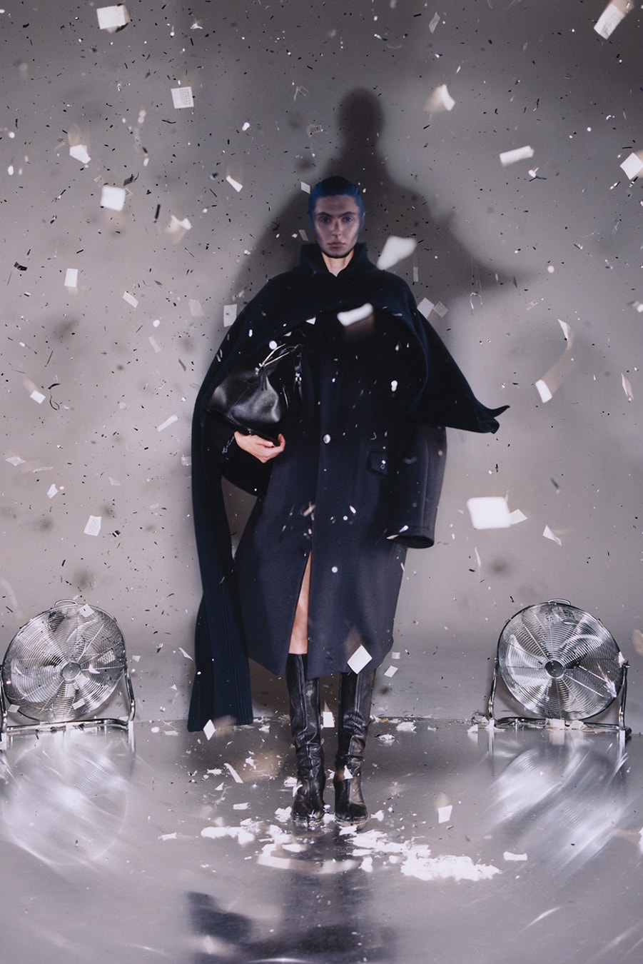 maison margiela, holiday, face masks, christmas, gowns, dresses, 