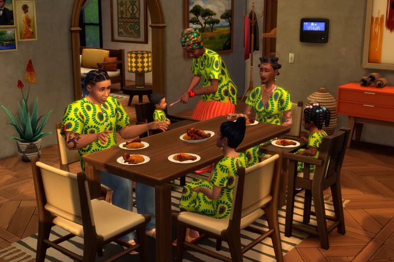 Sims 4, Electronic Arts, The Sims, West Africa, Wax Print Fabric, Africa, Jollof Rice, African Art, Gaming