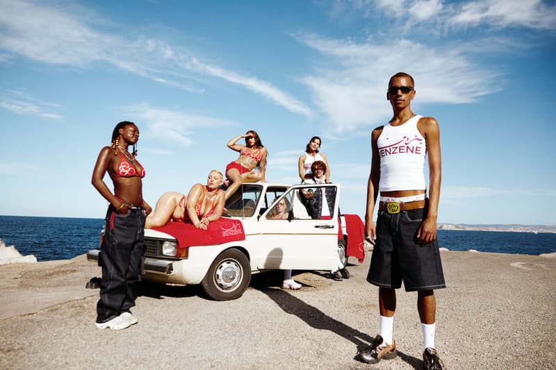 benzene, bikini, swimwear, streetwear, palestine, barcelona, beach, friends