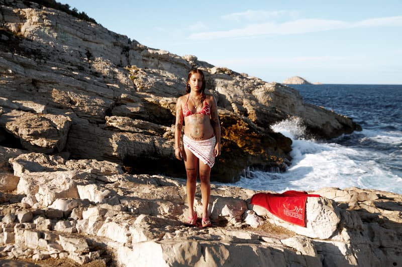 benzene, bikini, swimwear, streetwear, palestine, barcelona, beach, friends