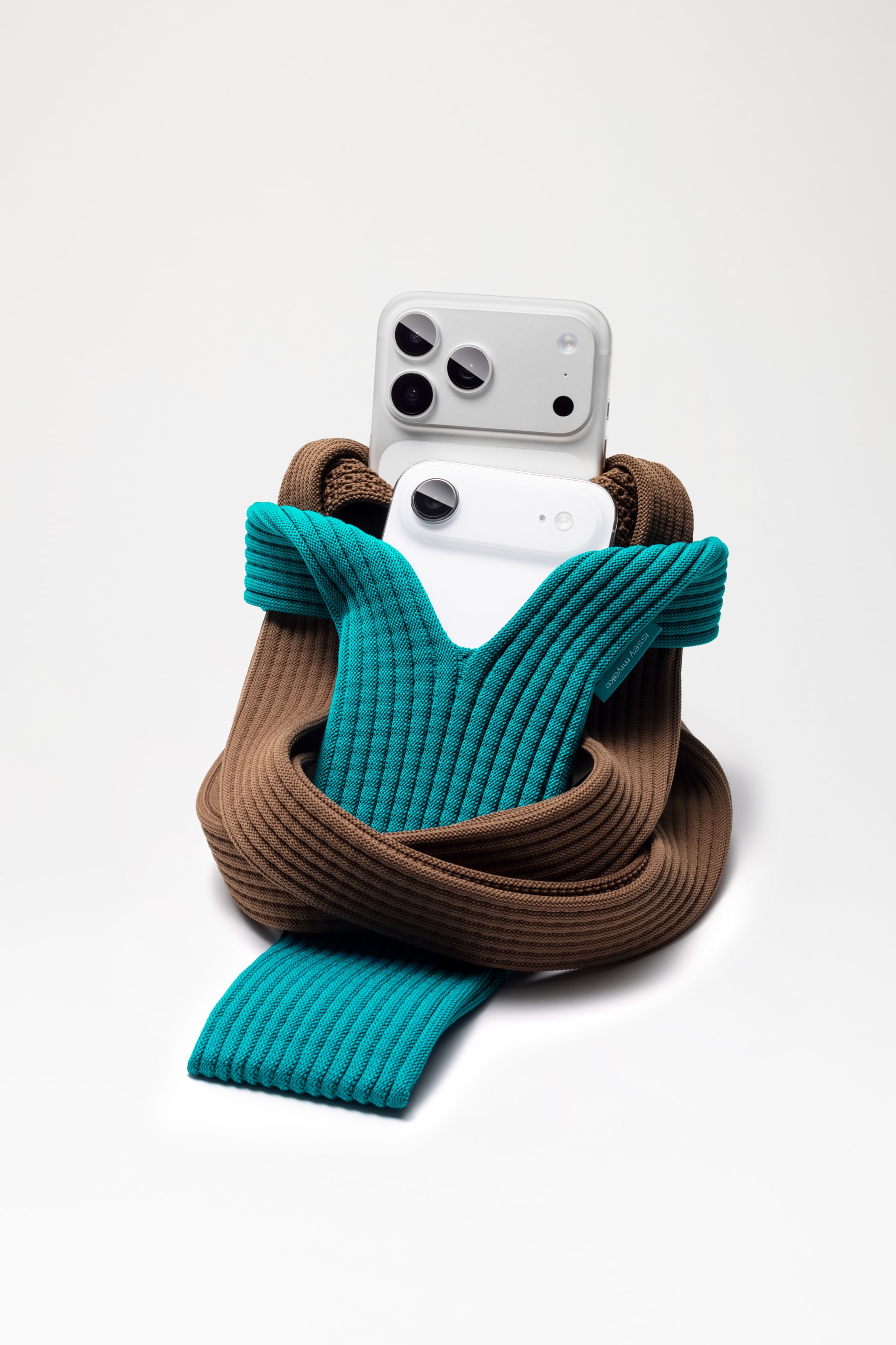 Issey Miyake, Apple, iPhone, phone, accessories, technology, collaboration, bag