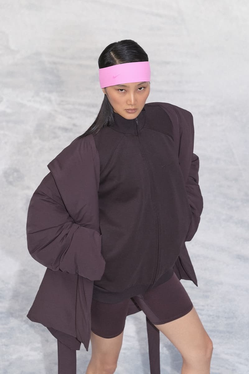 nike, skims, sportswear, models, leggings, sports bras, zip up, track tops, head bands