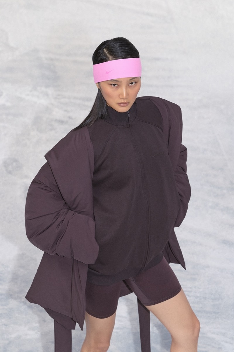 nike, skims, sportswear, models, leggings, sports bras, zip up, track tops, head bands