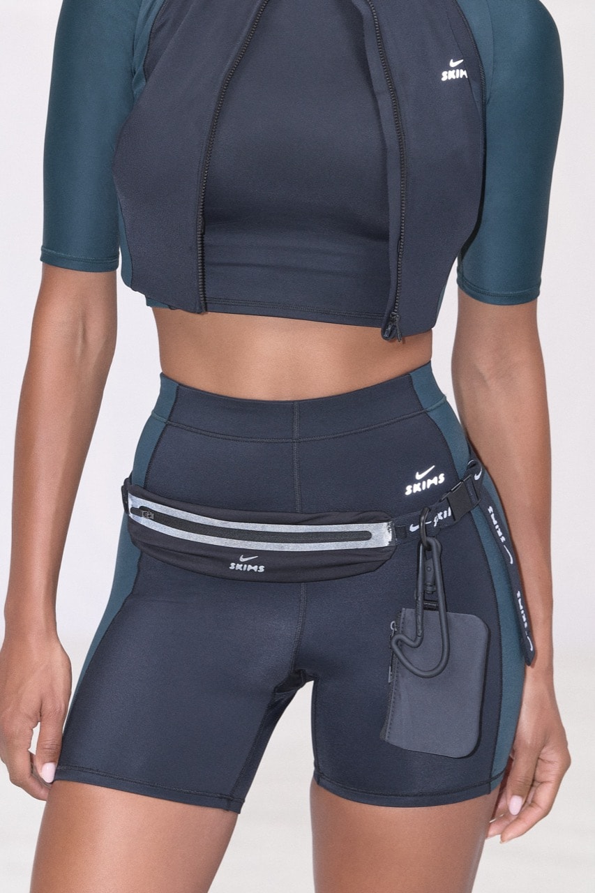 nike, skims, sportswear, models, leggings, sports bras, zip up, track tops, head bands