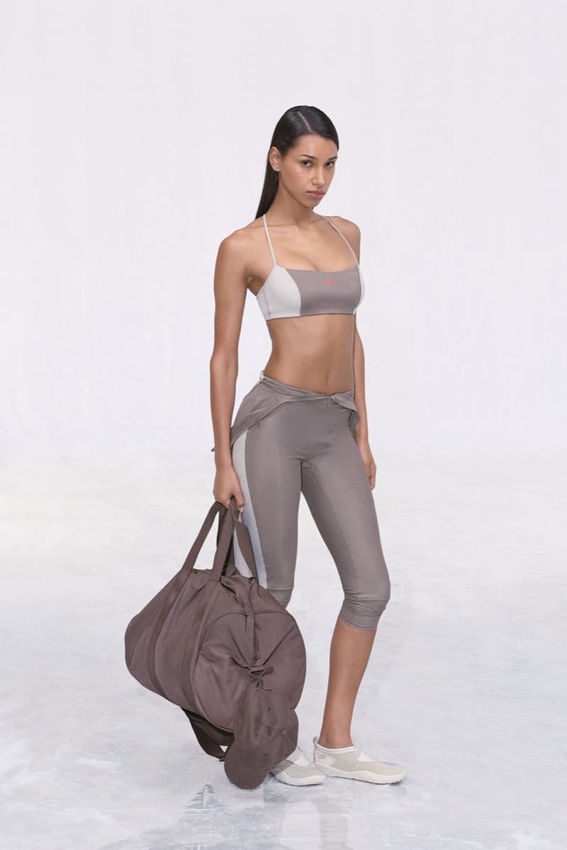 nike, skims, sportswear, models, leggings, sports bras, zip up, track tops, head bands