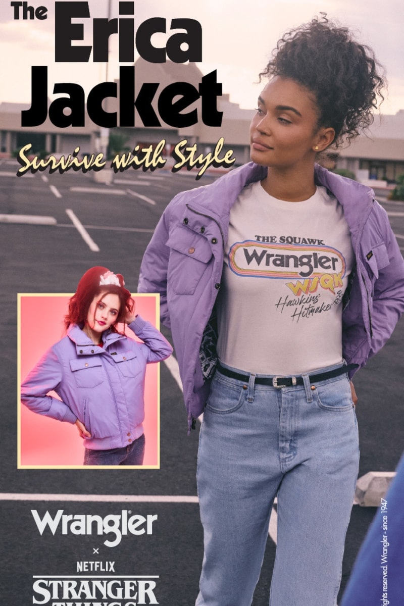 Wrangler, Stranger Things, netflix, collaboration, fashion, retro, denim, 80s