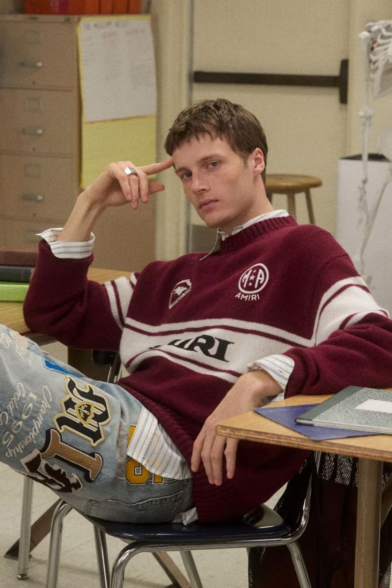 AMIRI, Hollywood, Films, Movies, The Breakfast Club, Campaigns, Pre-Spring 2026, Fashion, Sneakers, Football Jerseys, Soccer Jerseys, Sportswear, Varsity Jackets, Leather Jackets, Footwear