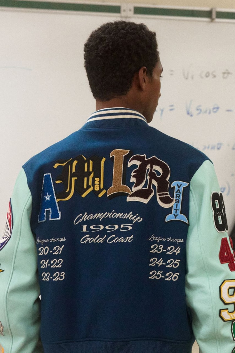 AMIRI, Hollywood, Films, Movies, The Breakfast Club, Campaigns, Pre-Spring 2026, Fashion, Sneakers, Football Jerseys, Soccer Jerseys, Sportswear, Varsity Jackets, Leather Jackets, Footwear