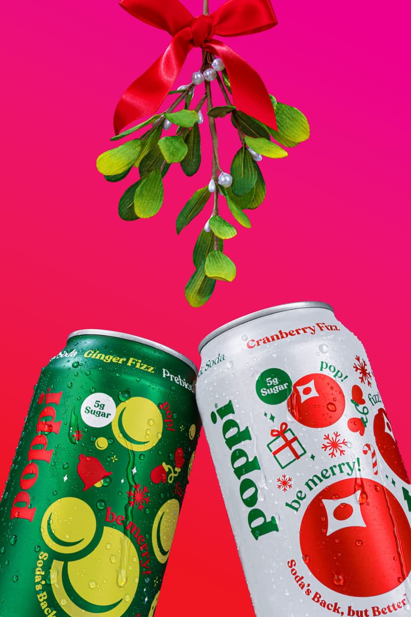 poppi giveaways giveaway holiday 2025 hypebae prebiotic soda cranberry fizz ginger fizz virtual party 