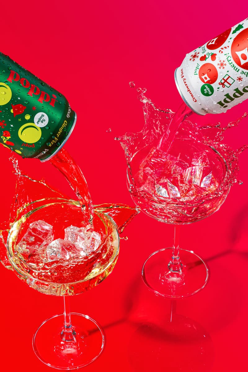 poppi giveaways giveaway holiday 2025 hypebae prebiotic soda cranberry fizz ginger fizz virtual party 