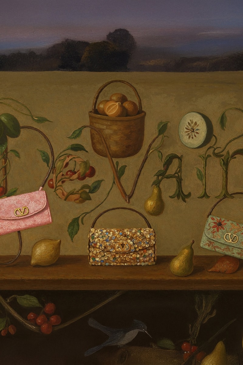 Maison Valentino, accessories, bags, art, digital, AI, artists, campaign, fashion