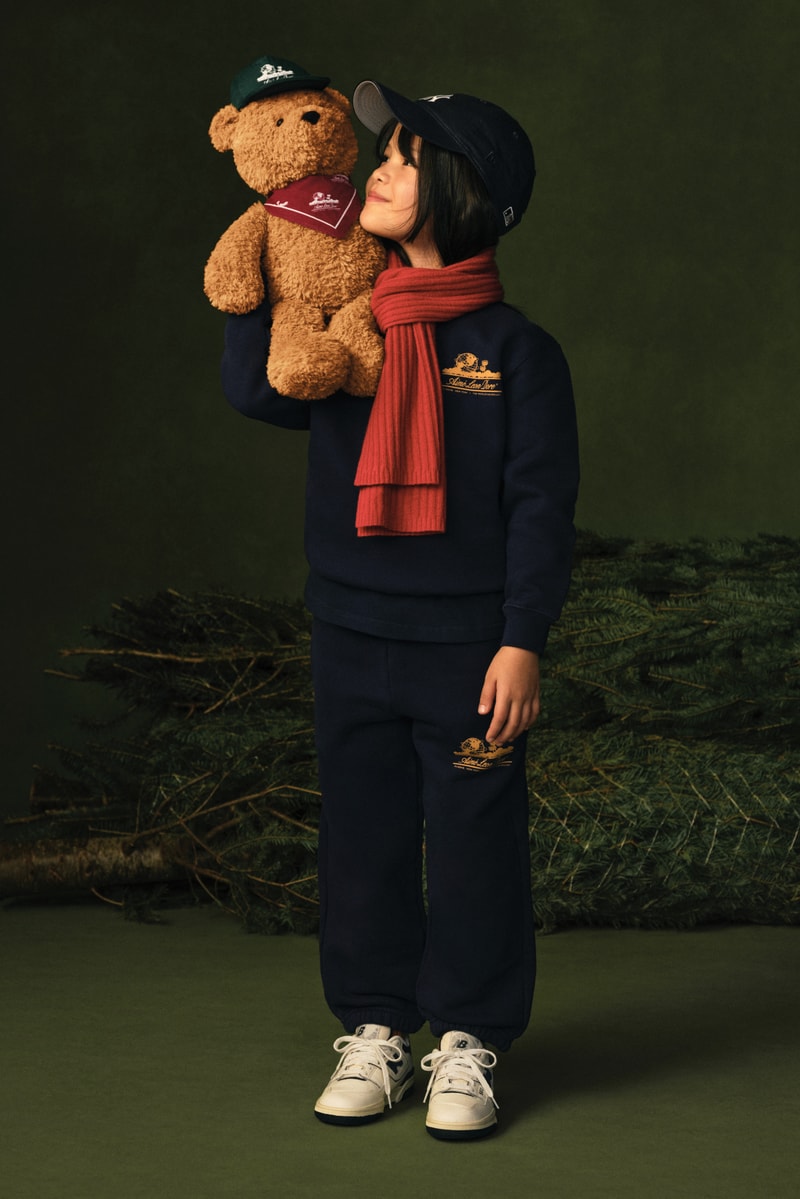 aime leon dore, kidswear, childrenswear, holiday, gifts, car ornaments, snow globe, tracksuits