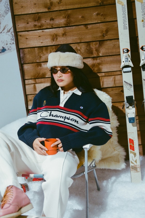 Champion, Percival, collaborations, sportswear, ski, mountains, campaigns, snow, sports