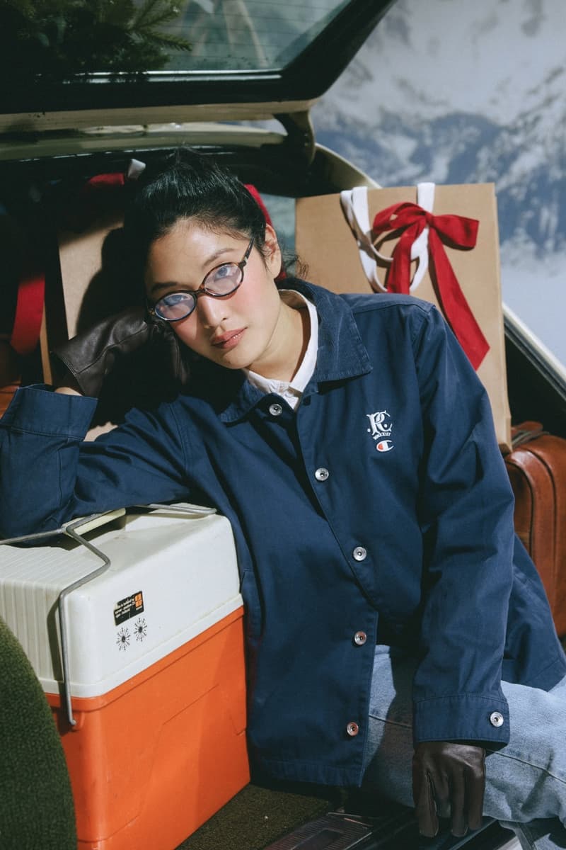 Champion, Percival, collaborations, sportswear, ski, mountains, campaigns, snow, sports