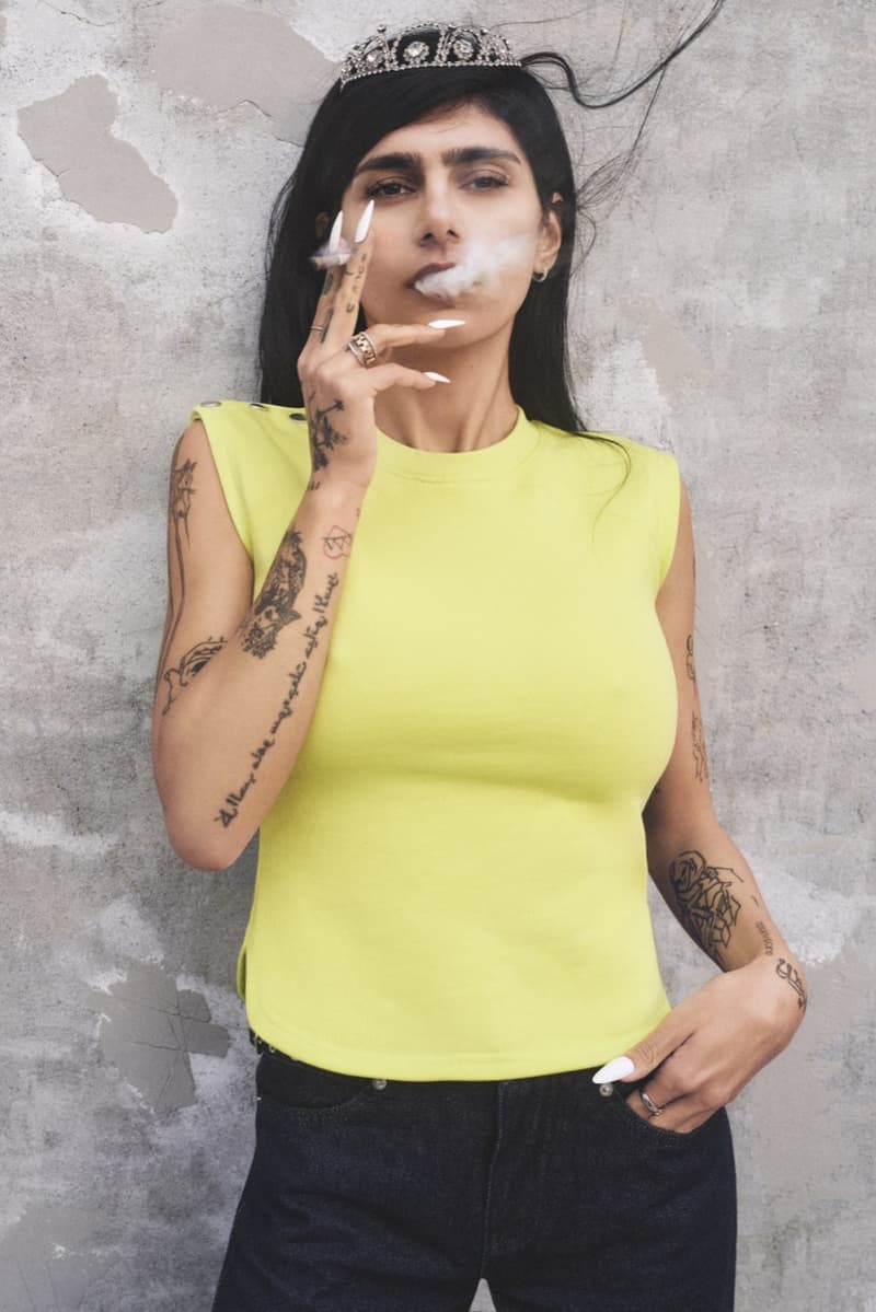 mia khalifa, peachy den, fall winter, knitwear, tops