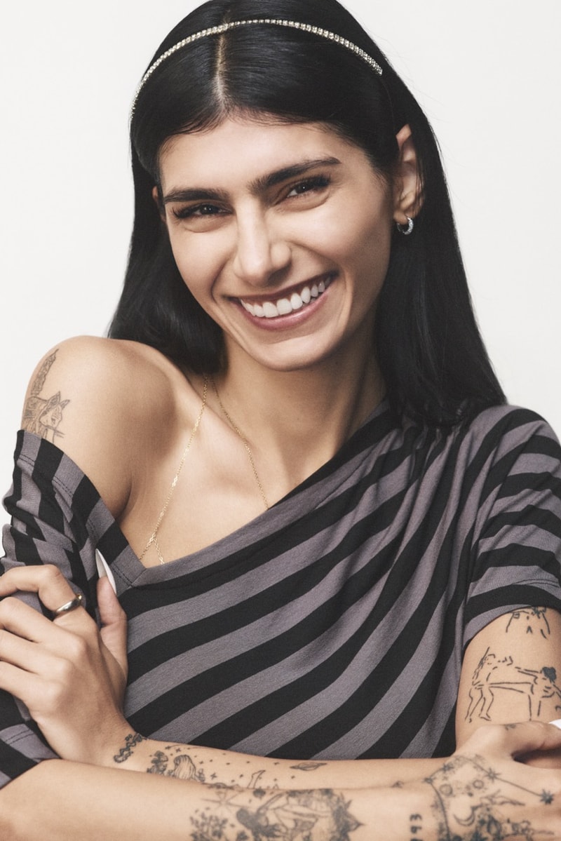 mia khalifa, peachy den, fall winter, knitwear, tops