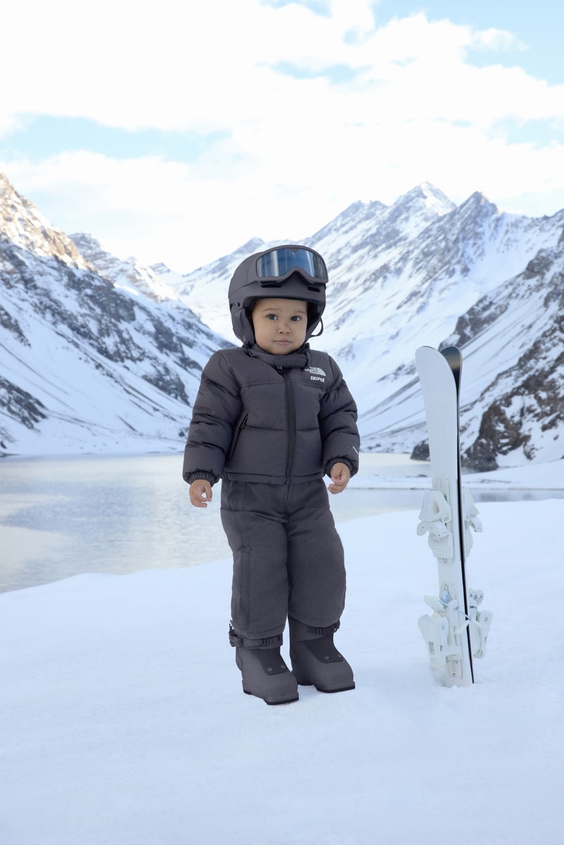 skims, the north face, puffer jackets, leggings, ski glasses, mountains