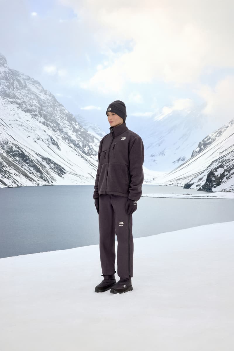 skims, the north face, puffer jackets, leggings, ski glasses, mountains