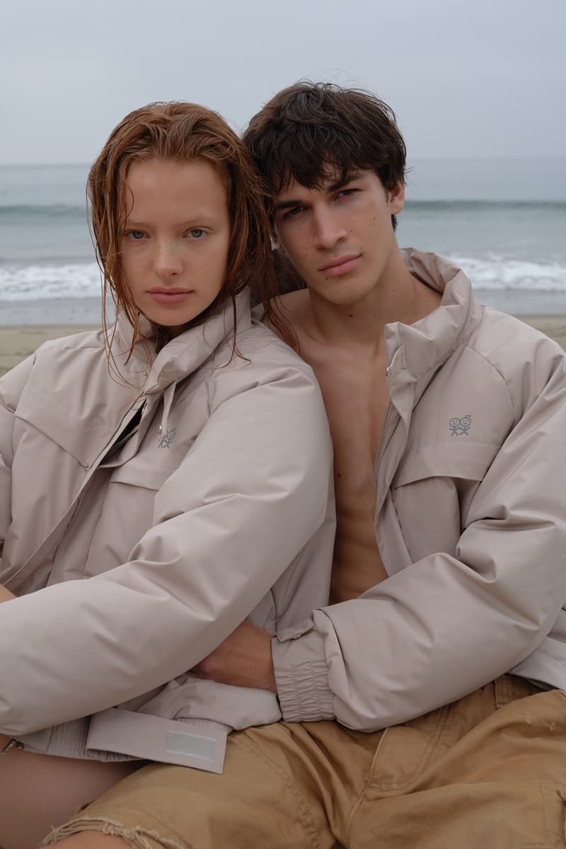 puffer jacket, oat milk, girl, boy, models, 