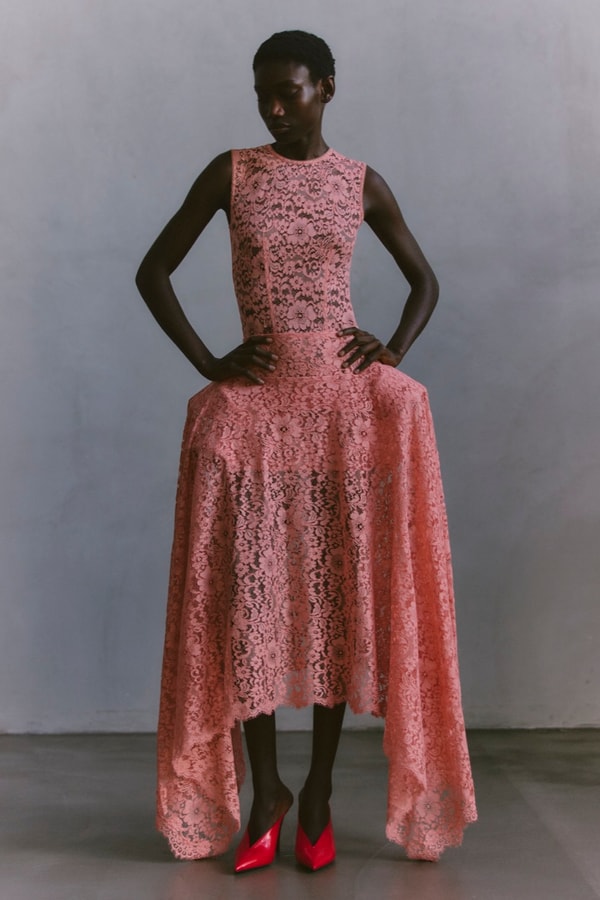 stella mccartney, winter, collection, horses, lace dresses, models, bodies