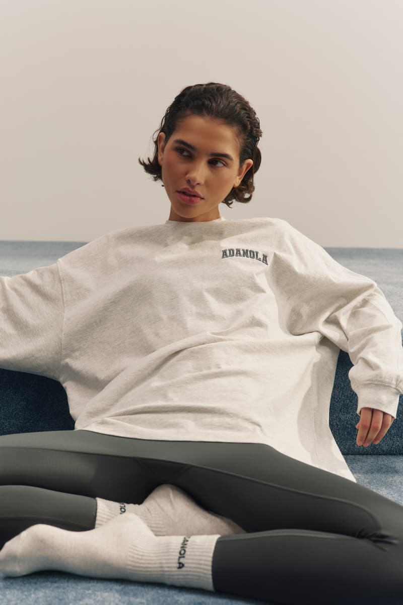 adanola, model, leggings, sportswear, rugby top, knitwear, sweatshirt, jumper, logo