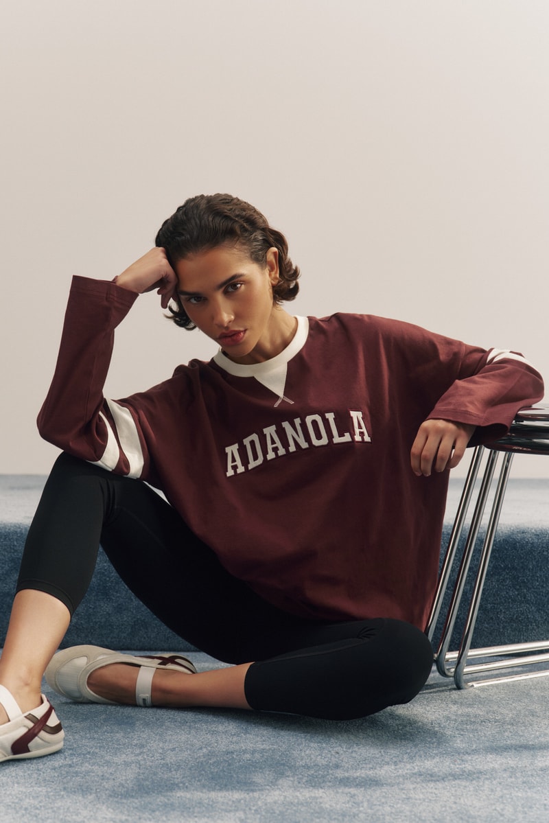 adanola, model, leggings, sportswear, rugby top, knitwear, sweatshirt, jumper, logo