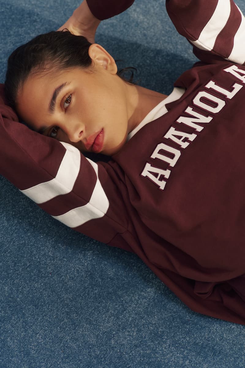 adanola, model, leggings, sportswear, rugby top, knitwear, sweatshirt, jumper, logo