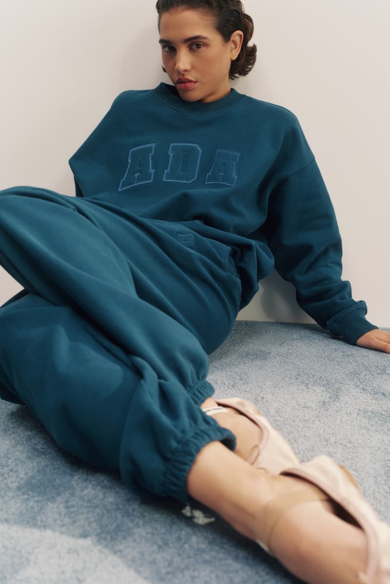 adanola, model, leggings, sportswear, rugby top, knitwear, sweatshirt, jumper, logo