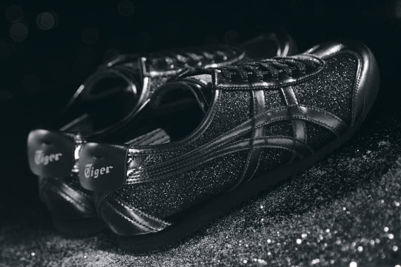 Onitsuka Tiger, mexico 66 tgrs, holidays, glitter, sparkle, ballet flats, pumps, sneakers, pink, sparkle, footwear, shoes