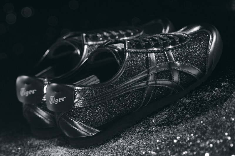 Onitsuka Tiger, mexico 66 tgrs, holidays, glitter, sparkle, ballet flats, pumps, sneakers, pink, sparkle, footwear, shoes