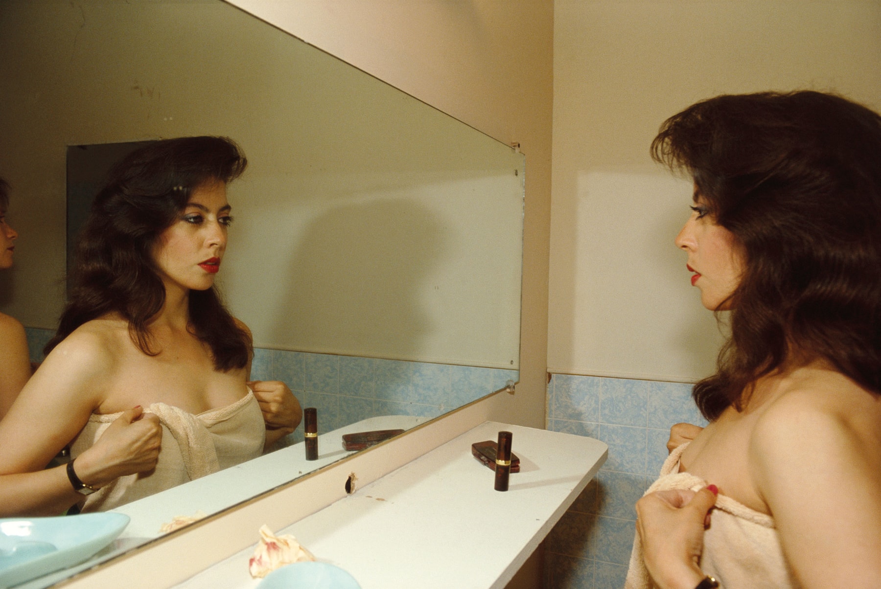 Nan Goldin, gagosian, london, exhibition, gallery, new york, nightlife, clubbing, 80s, photography, art, relationships