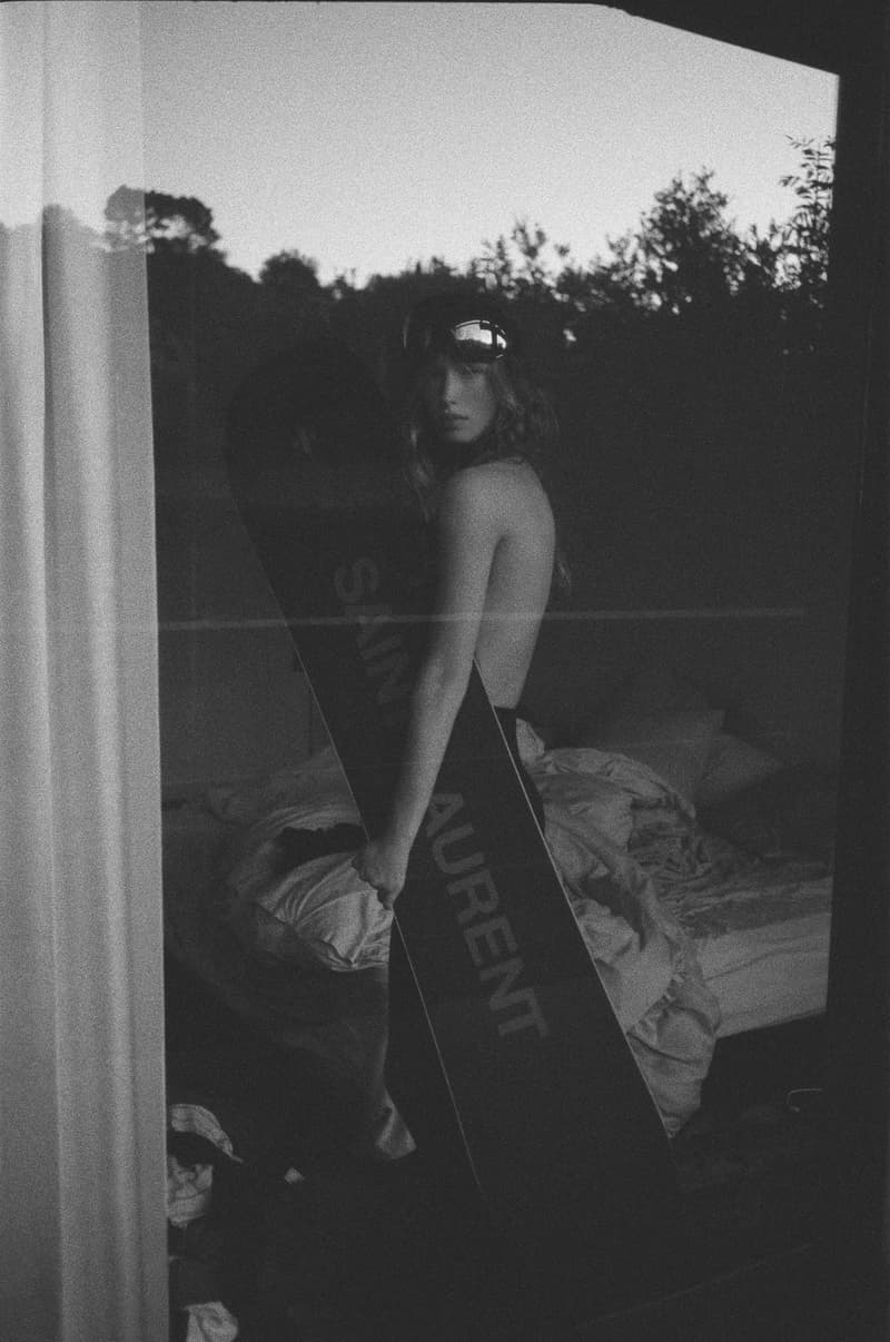 Saint Laurent Rive Droite, Snow, ski, collection, snowborading, campaigns, fashion, designer