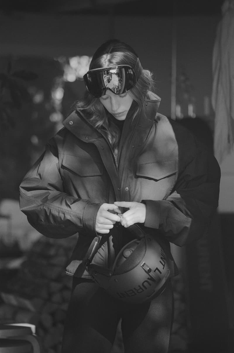 Saint Laurent Rive Droite, Snow, ski, collection, snowborading, campaigns, fashion, designer