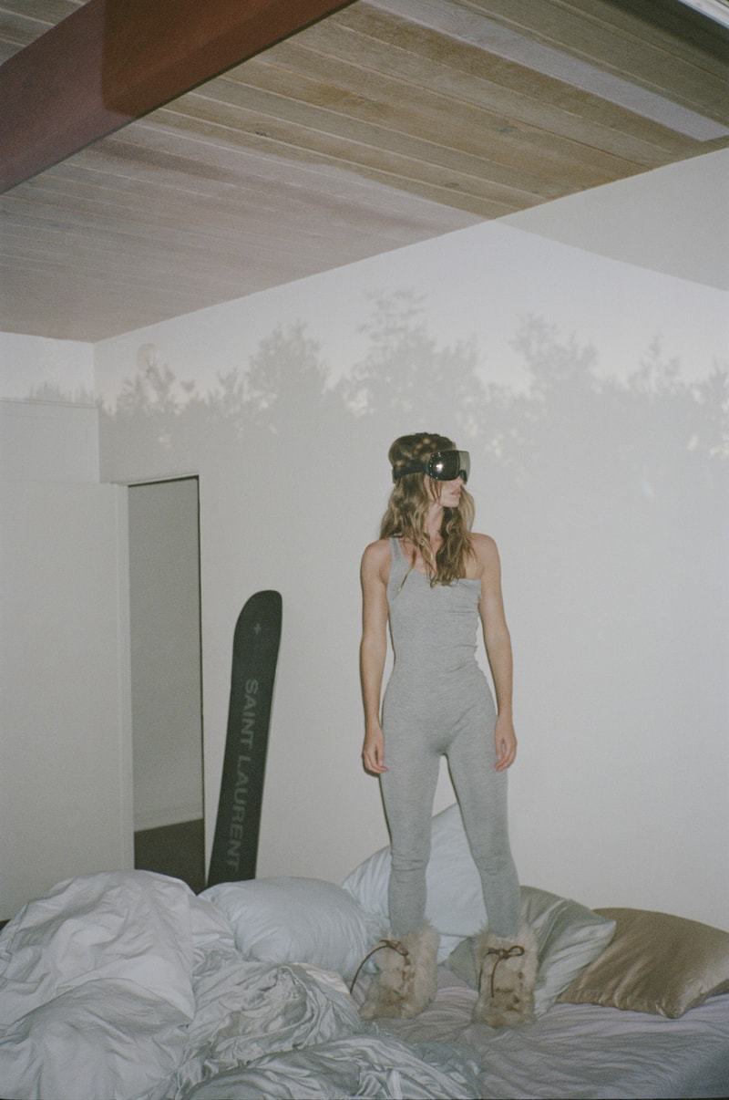 Saint Laurent Rive Droite, Snow, ski, collection, snowborading, campaigns, fashion, designer